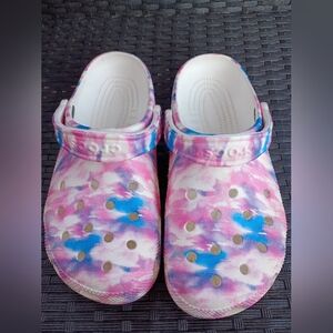 Women Crocs - Pink , Blue And White